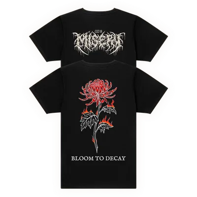 Cult of Misery - Bloom To Decay - Black - C002 - T-Shirt · Unisex
