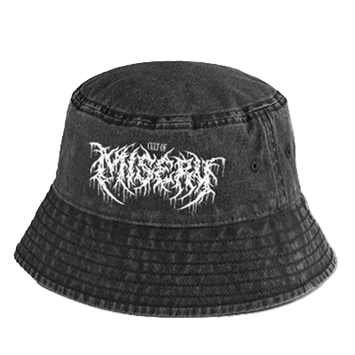 Cult of Misery - Icon - Vintage Black - White - Vintage Bucket Hat · Unisex 2