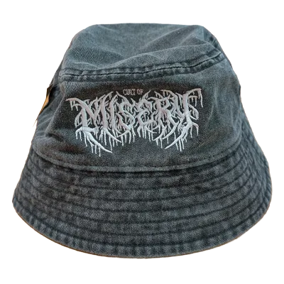 Cult of Misery - Icon - Vintage Black - White - Vintage Bucket Hat · Unisex